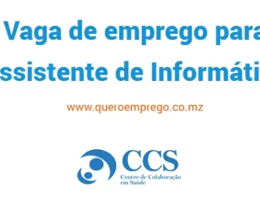 A CCS está a recrutar (1) Assistente de Informática