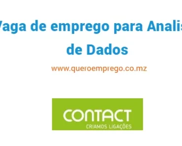 A Contact está a recrutar (1) Analista de Dados