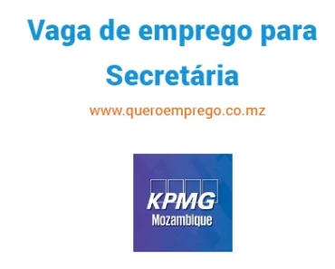 A KPMG está a recrutar uma (1) Secretária