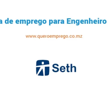 A SETH está a recrutar (1) Engenheiro Civil